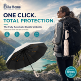 Automatic Windproof Folding Umbrella — One-Click Open & Close