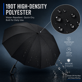 Automatic Windproof Folding Umbrella — One-Click Open & Close