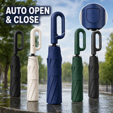 Automatic Windproof Folding Umbrella — One-Click Open & Close