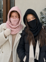 Windproof Fleece Balaclava — 4-in-1 Hat, Mask, Scarf & Earmuff