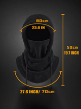 Windproof Fleece Balaclava — 4-in-1 Hat, Mask, Scarf & Earmuff