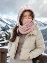 Windproof Fleece Balaclava — 4-in-1 Hat, Mask, Scarf & Earmuff